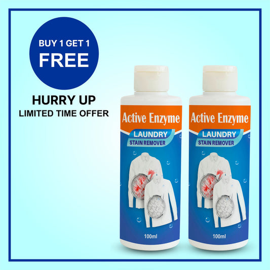 Active Enzyme Laundry Stain Remover Buy 1 get 1 Free (4.7/5 ⭐⭐⭐⭐⭐ 20222 Reviews)